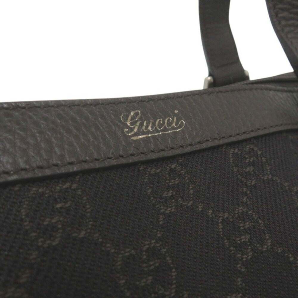 GUCCI Brown Leather Tote Bag - Picture 8 of 10